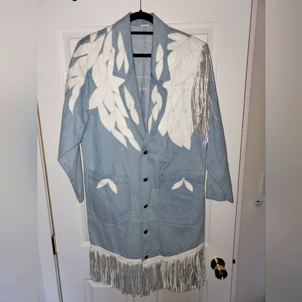 Vintage fringe Jean Jacket